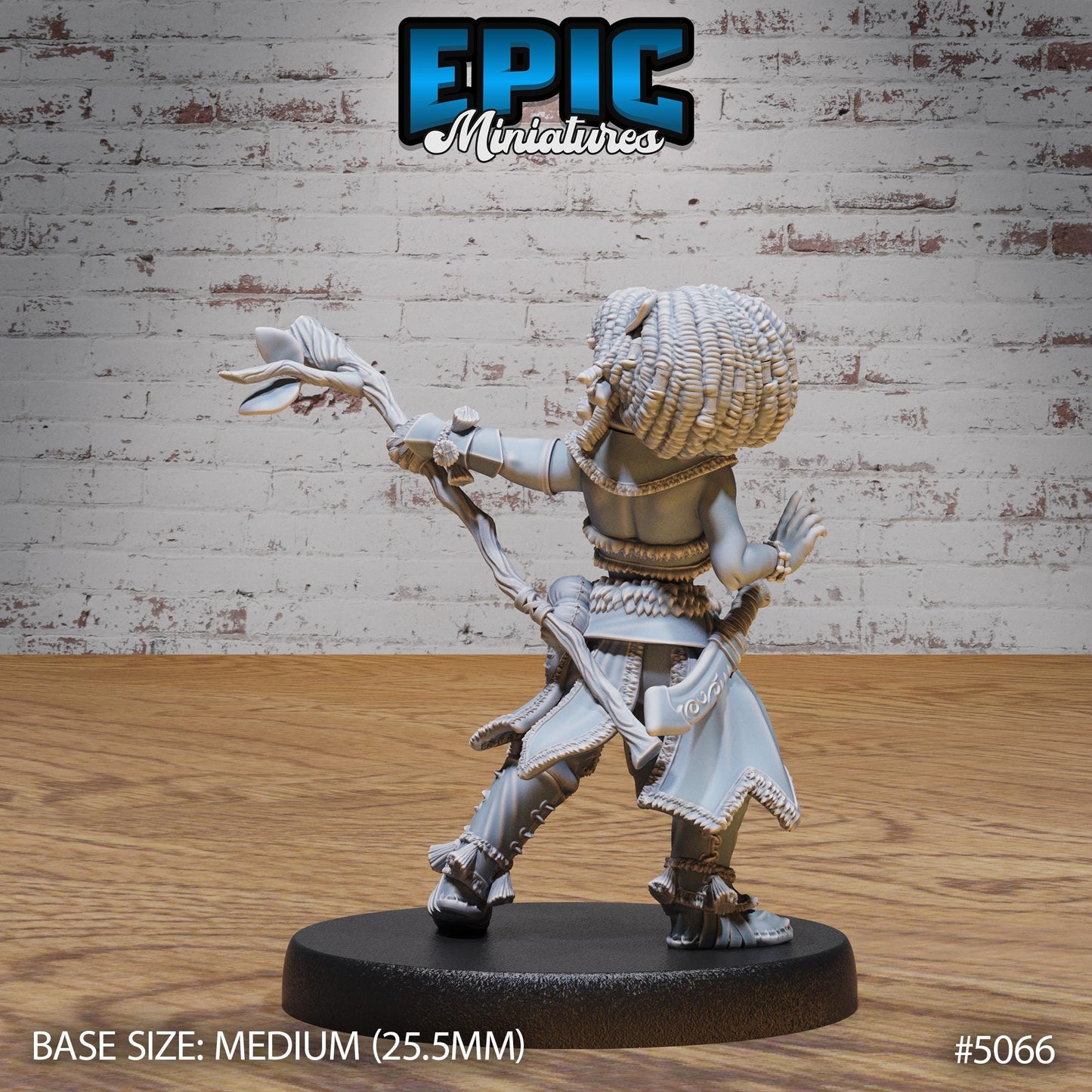 Halfling Druid (3 Variants Available) - Epic Miniatures