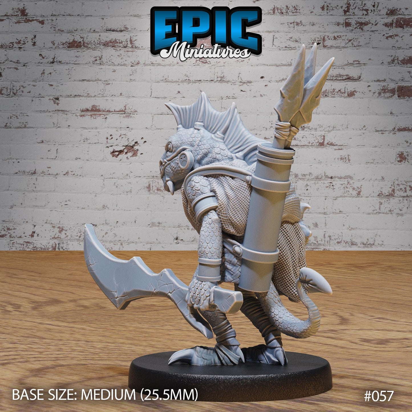 Tribal Lizard Folk (3 Variants Available) - Epic Miniatures