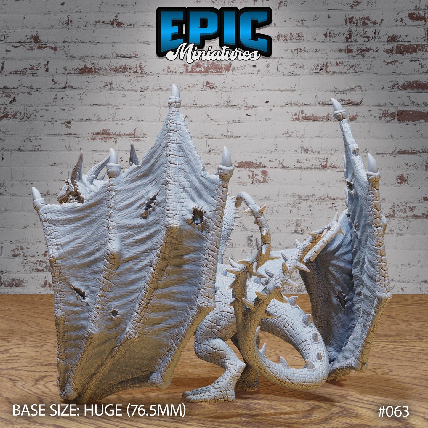 Three Headed Wyvern (3 Variants Available) - Epic Miniatures