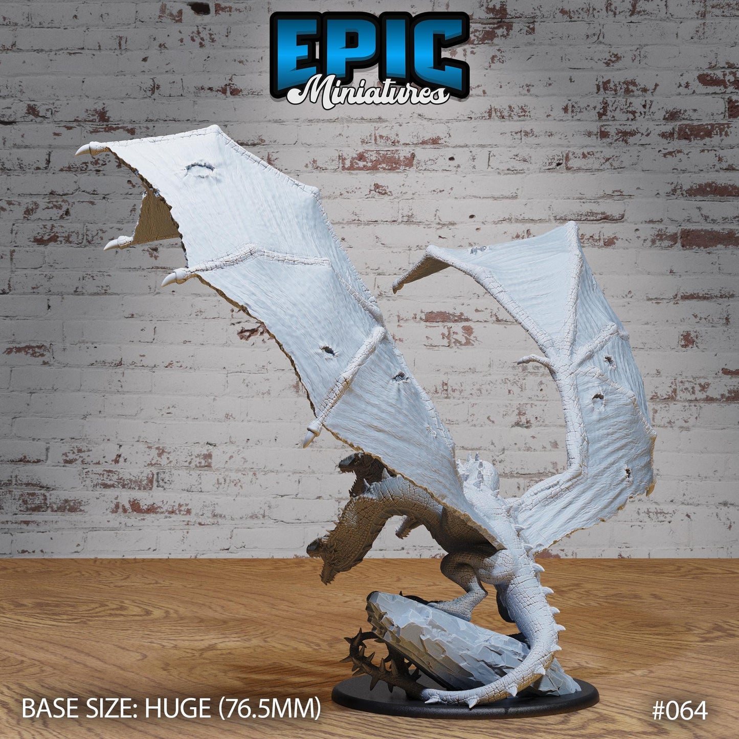 Three Headed Wyvern (3 Variants Available) - Epic Miniatures