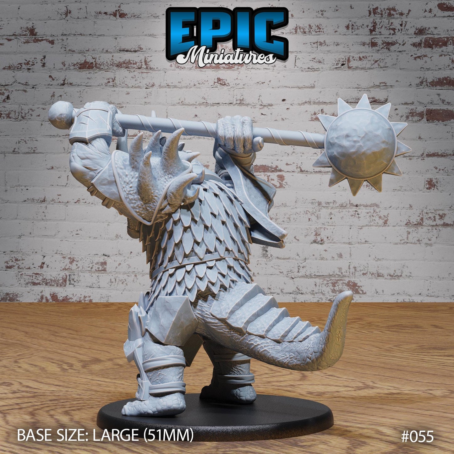 Triceratops Folk Warrior (3 Variants Available) - Epic Miniatures