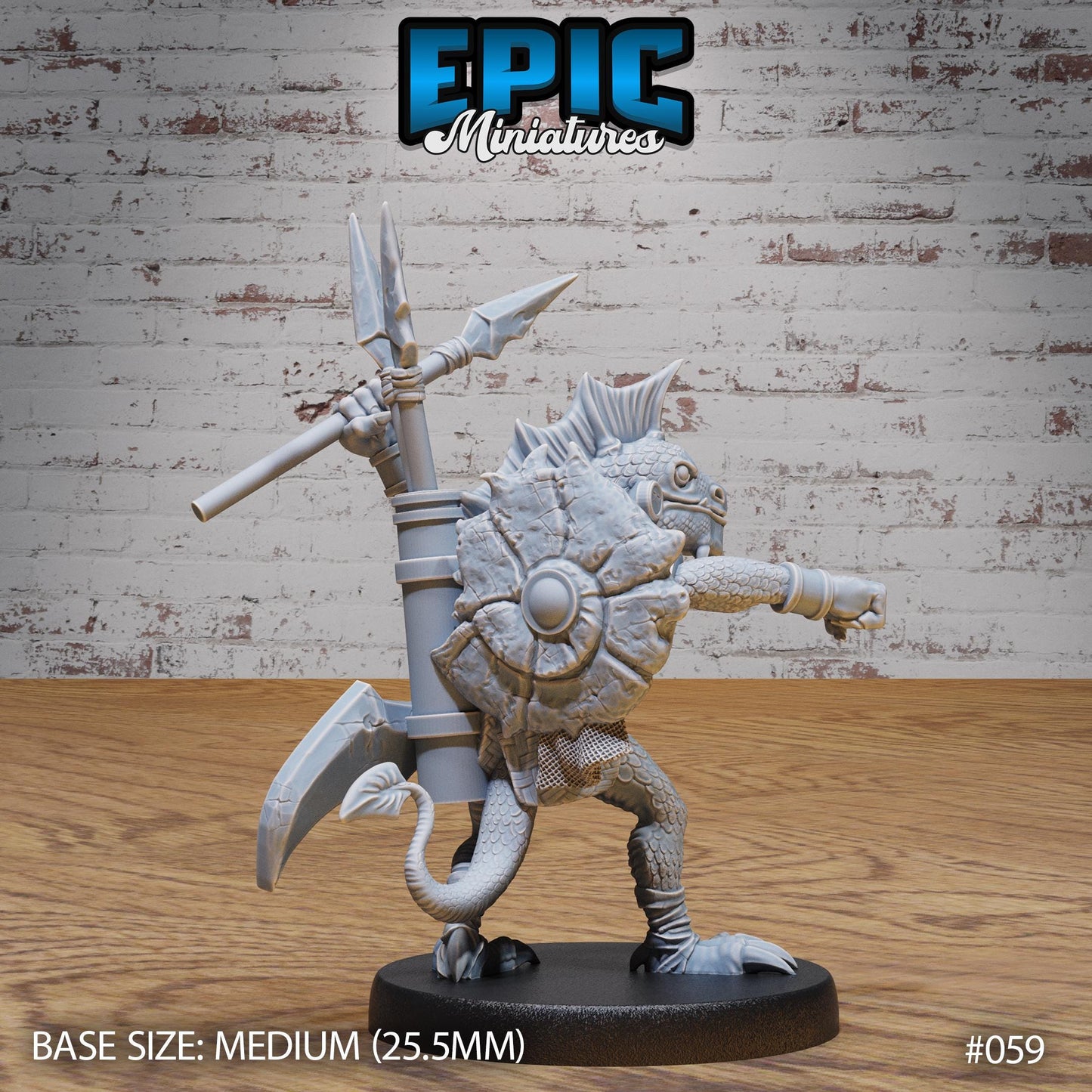 Tribal Lizard Folk (3 Variants Available) - Epic Miniatures