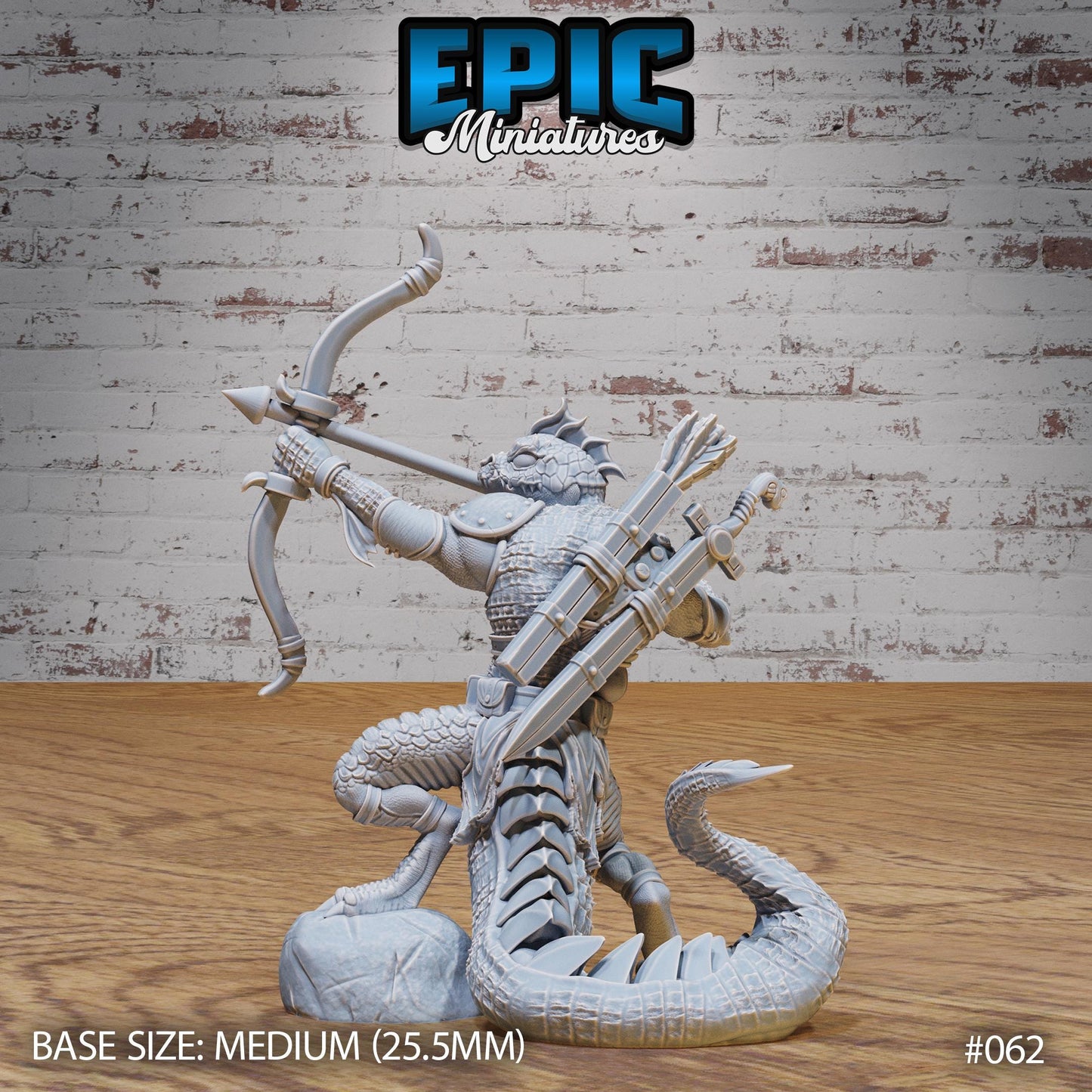 Bandit Lizard Folk (3 Variants Available) - Epic Miniatures