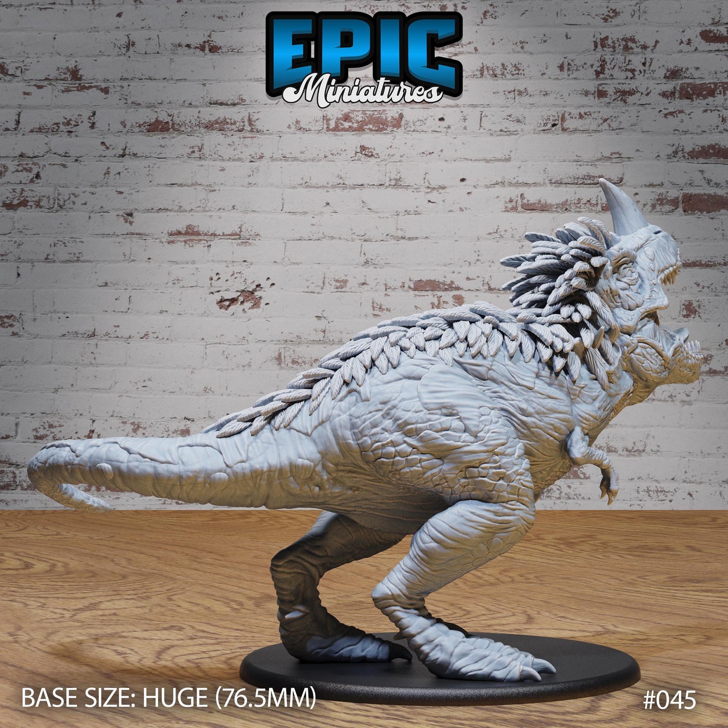 Horned Rex (3 Variants Available) - Epic Miniatures