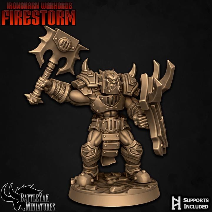 Iron'kar Wargrunts, Male (6 Variants Available) - Battle Yak