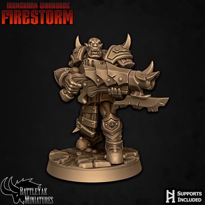Iron'kar Wargrunts, Male (6 Variants Available) - Battle Yak