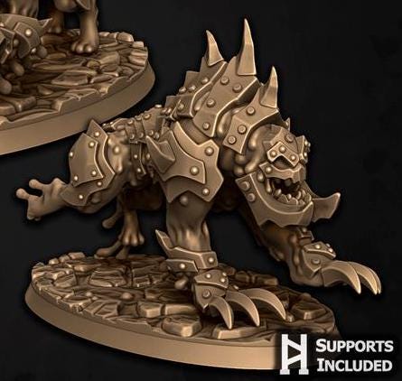 Forgebound Hellhounds (4 Variants Available) - Battle Yak