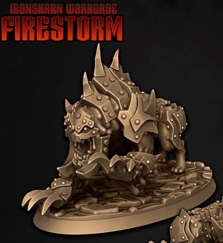 Forgebound Hellhounds (4 Variants Available) - Battle Yak