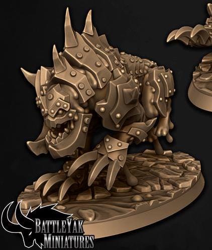 Forgebound Hellhounds (4 Variants Available) - Battle Yak