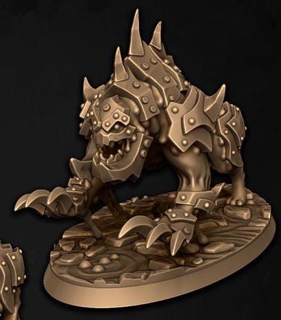 Forgebound Hellhounds (4 Variants Available) - Battle Yak