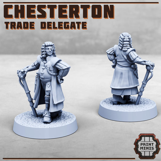 Chesterton, Trade Delegate - Print Minis