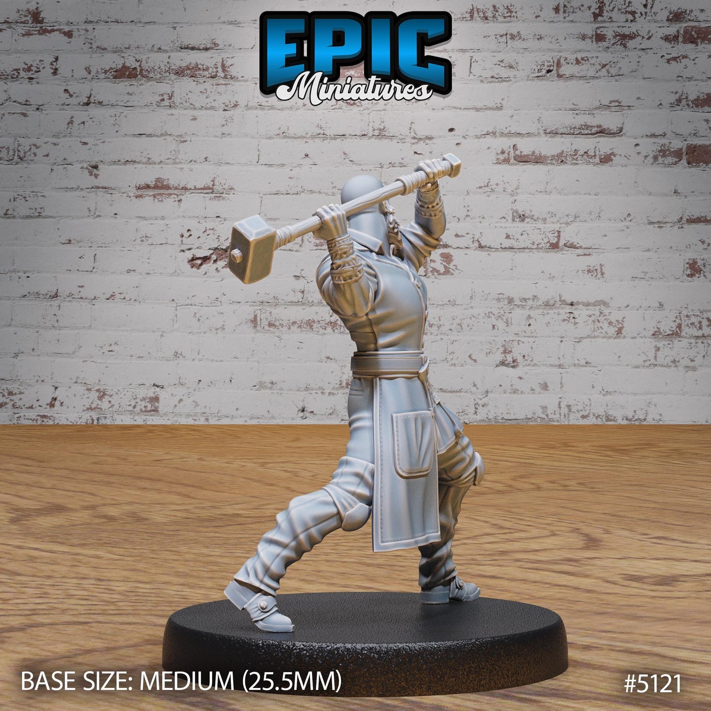 Imprisoned Blacksmith (3 Variants Available) - Epic Miniatures