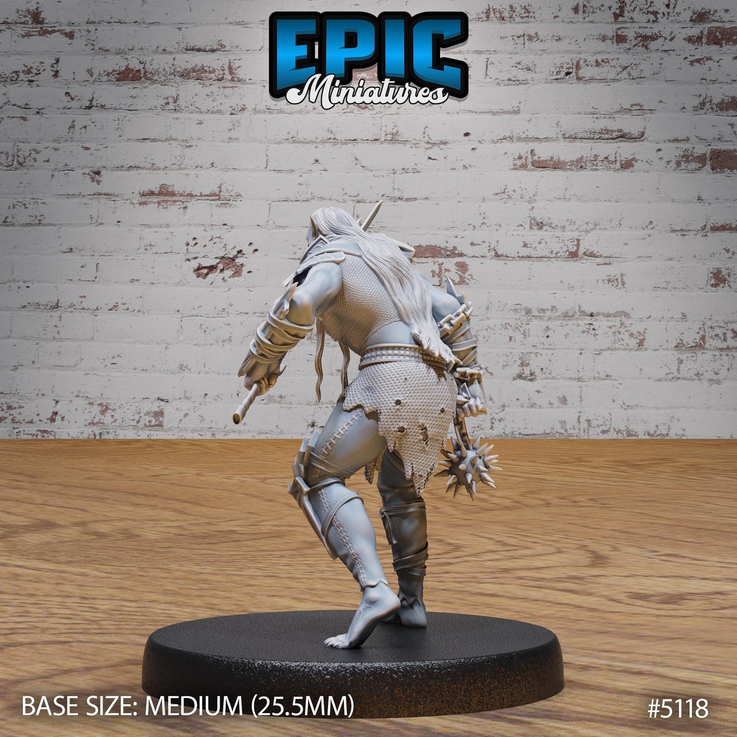 Half-Drow Slave Master (3 Variants Available) - Epic Miniatures