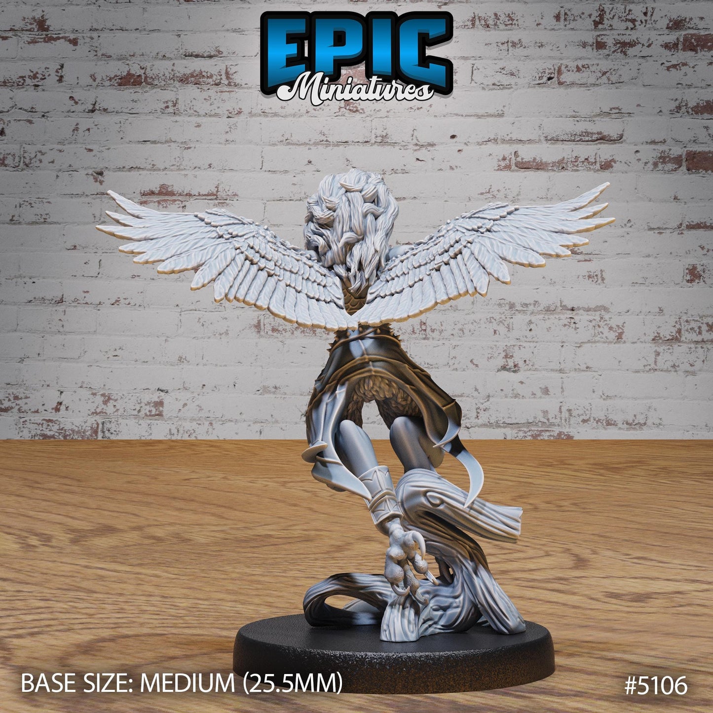Captured Harpy (3 Variants Available) - Epic Miniatures