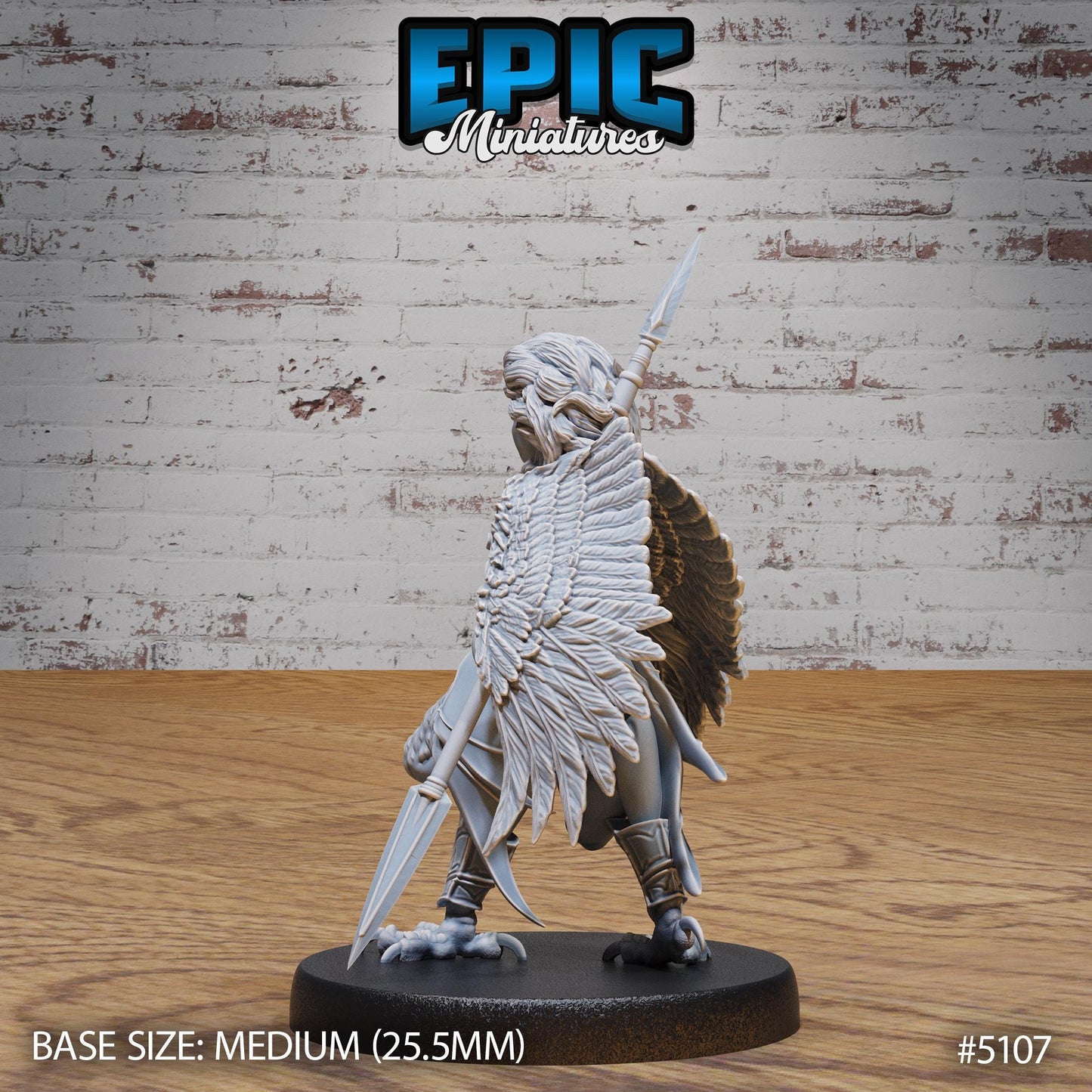 Captured Harpy (3 Variants Available) - Epic Miniatures