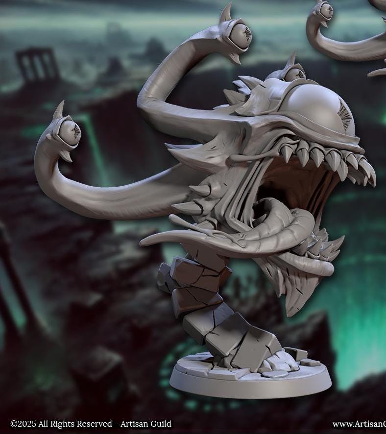 Eye Stalkers - Terrain Bases (6 Variants Available) - Artisan Guild