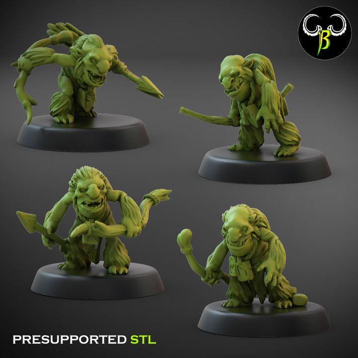 Rune Trogg, Bows Set 1 (4 Variants Available) - Clay Beast Creations