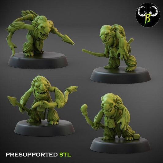 Rune Trogg, Bows Set 1 (4 Variants Available) - Clay Beast Creations