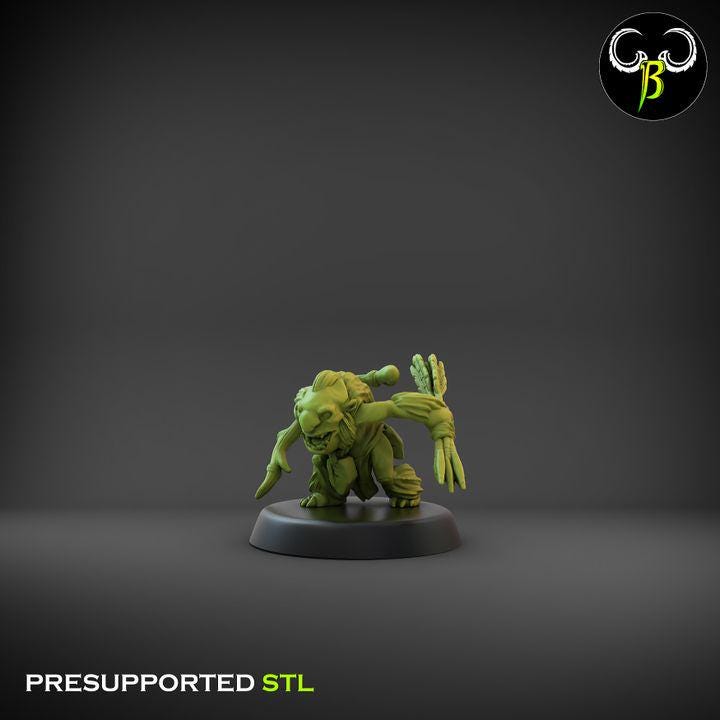 Rune Trogg, Bows Set 1 (4 Variants Available) - Clay Beast Creations