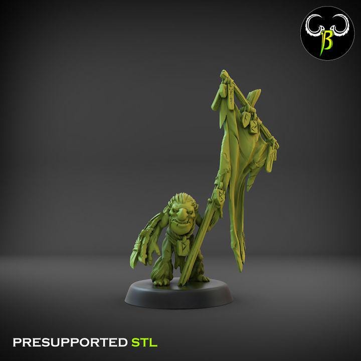 Rune Trogg Bow Leaders (3 Variants Available) - Clay Beast Creations