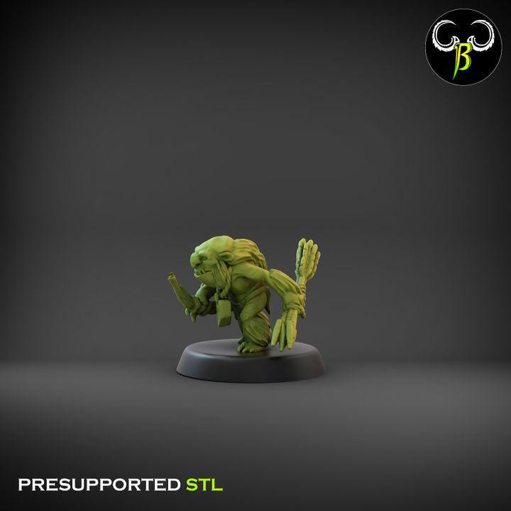 Rune Trogg, Bows Set 3 (4 Variants Available) - Clay Beast Creations