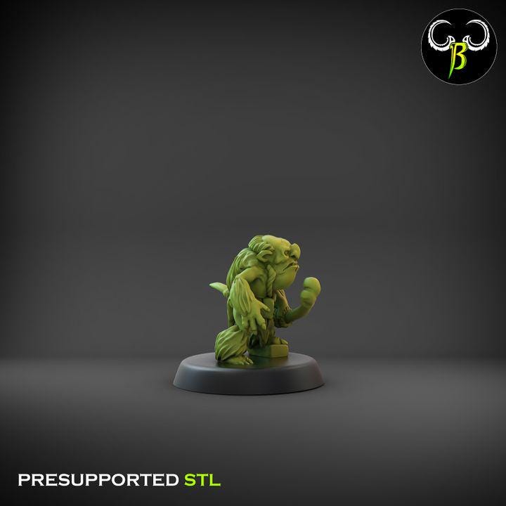 Rune Trogg, Bows Set 2 (4 Variants Available) - Clay Beast Creations