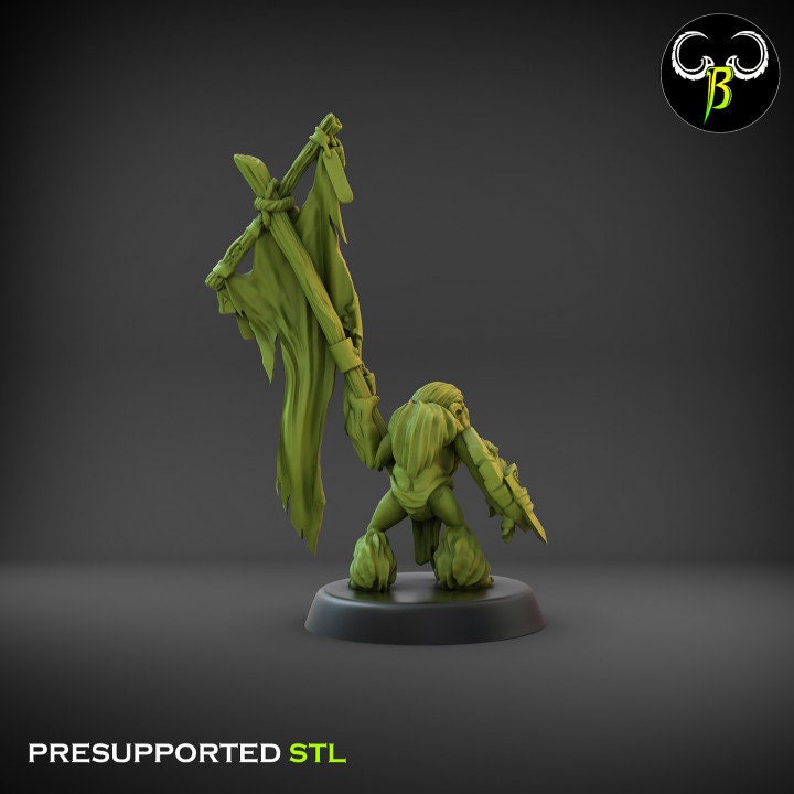 Rune Trogg Bow Leaders (3 Variants Available) - Clay Beast Creations