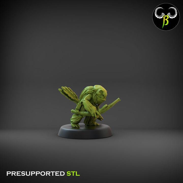 Rune Trogg, Bows Set 3 (4 Variants Available) - Clay Beast Creations