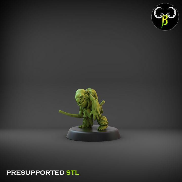 Rune Trogg, Bows Set 1 (4 Variants Available) - Clay Beast Creations