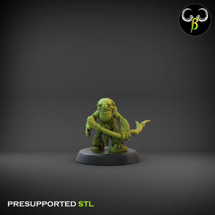 Rune Trogg, Bows Set 2 (4 Variants Available) - Clay Beast Creations