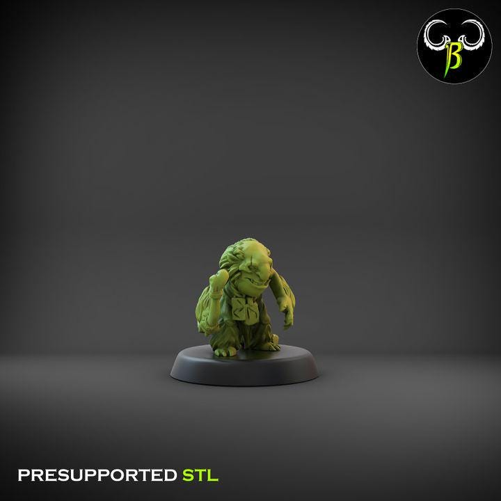 Rune Trogg, Bows Set 1 (4 Variants Available) - Clay Beast Creations