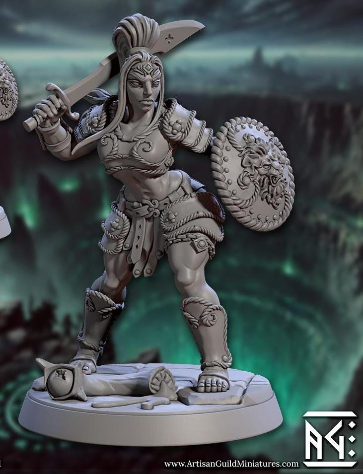 Shieldwarden Dracona, Pinup - Artisan Guild