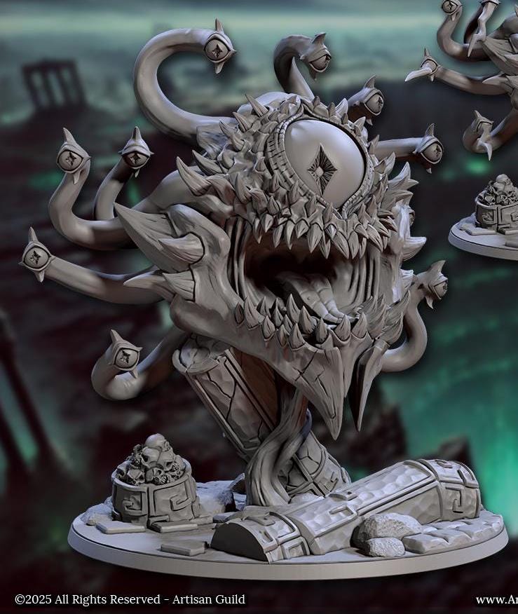 Mythraxxis, the All-Seeing Tyrant Eye (2 Variants Available) - Artisan Guild