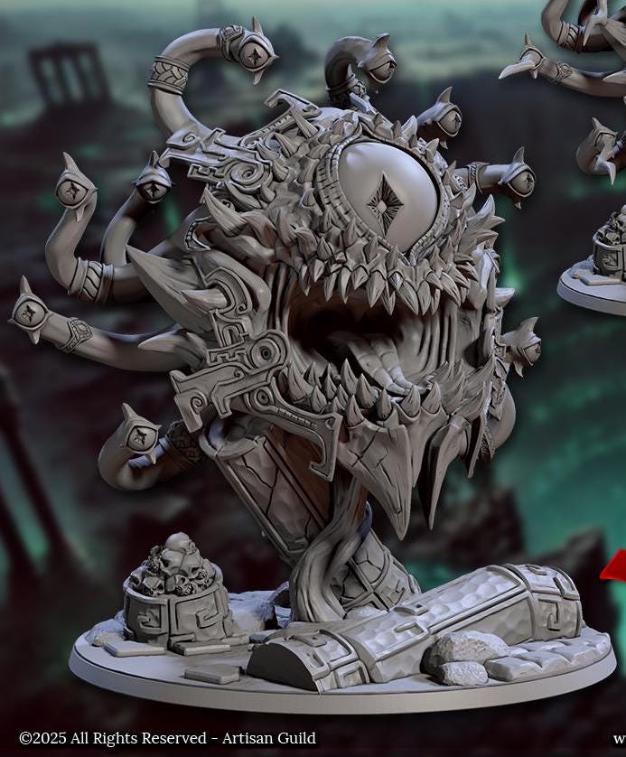 Jewelled Mythraxxis, the All-Seeing Tyrant Eye (2 Variants Available) - Artisan Guild