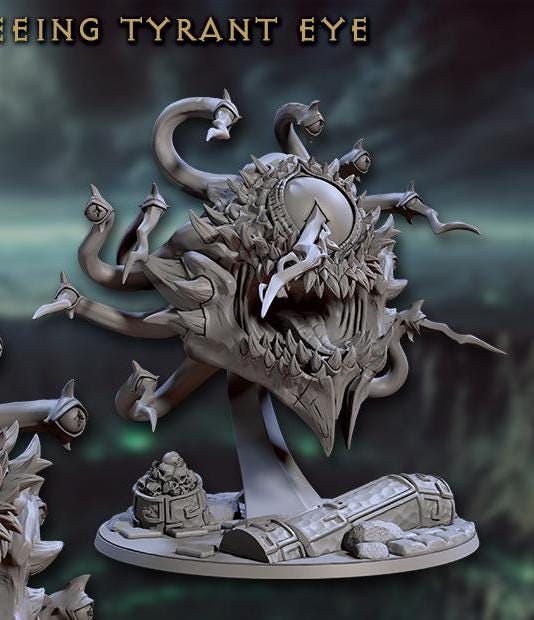 Mythraxxis, the All-Seeing Tyrant Eye (2 Variants Available) - Artisan Guild