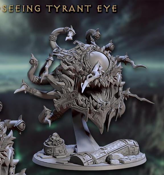 Jewelled Mythraxxis, the All-Seeing Tyrant Eye (2 Variants Available) - Artisan Guild