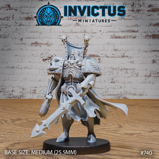 Dark Army General (3 Variants Available) - Invictus Miniatures