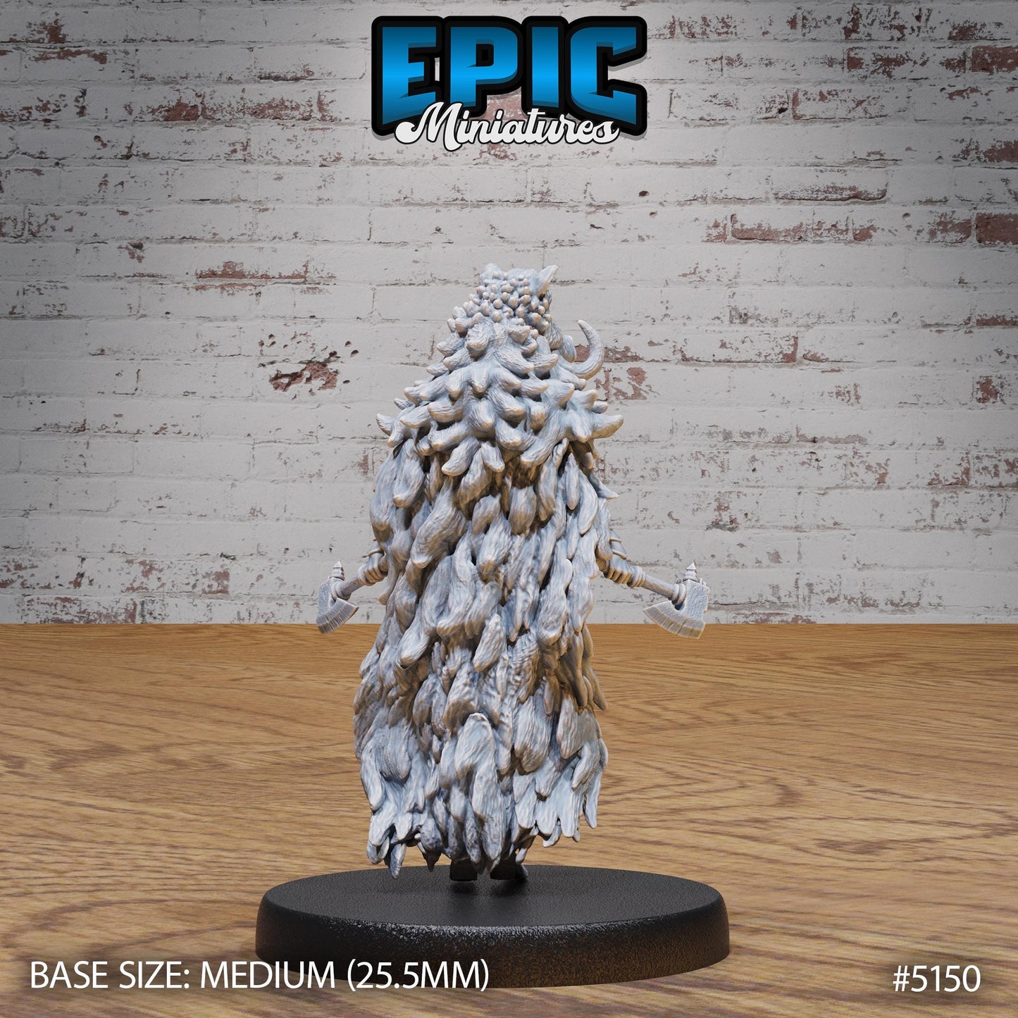 Boar Coat Warrior Lady (3 Variants Available) - Epic Miniatures