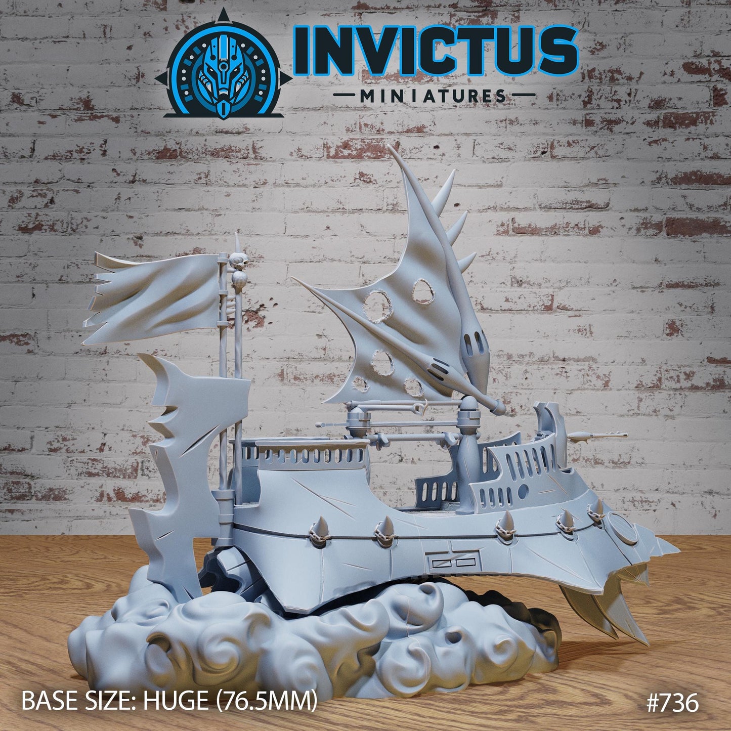 Flying Assault Ship - Invictus Miniatures
