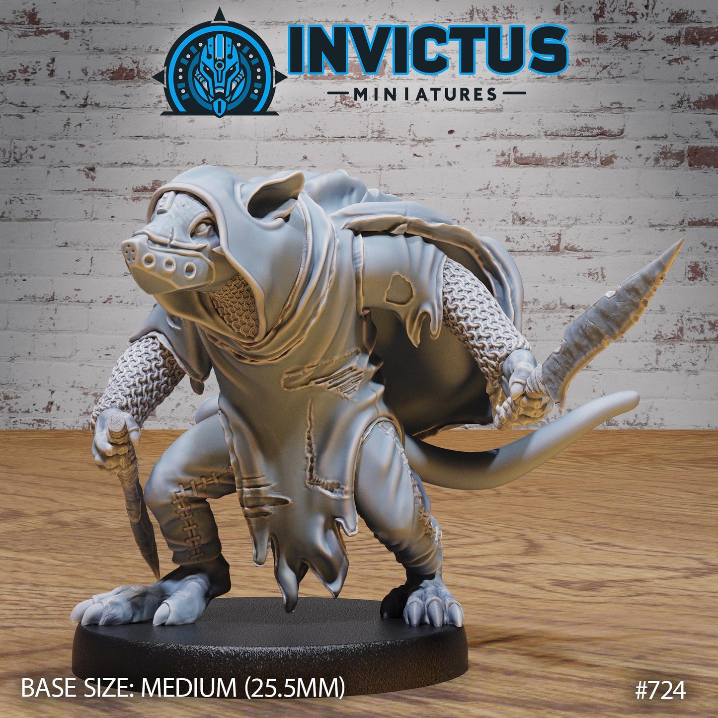 Dark Rats Clan, Set 1 (3 Variants Available) - Invictus Miniatures