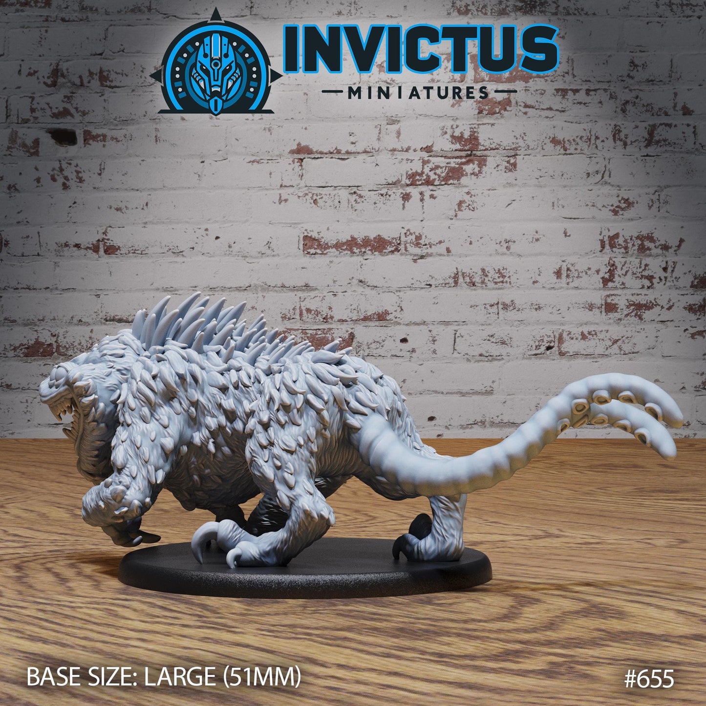 Spiky Alien Lizard (3 Variants Available) - Invictus Miniatures