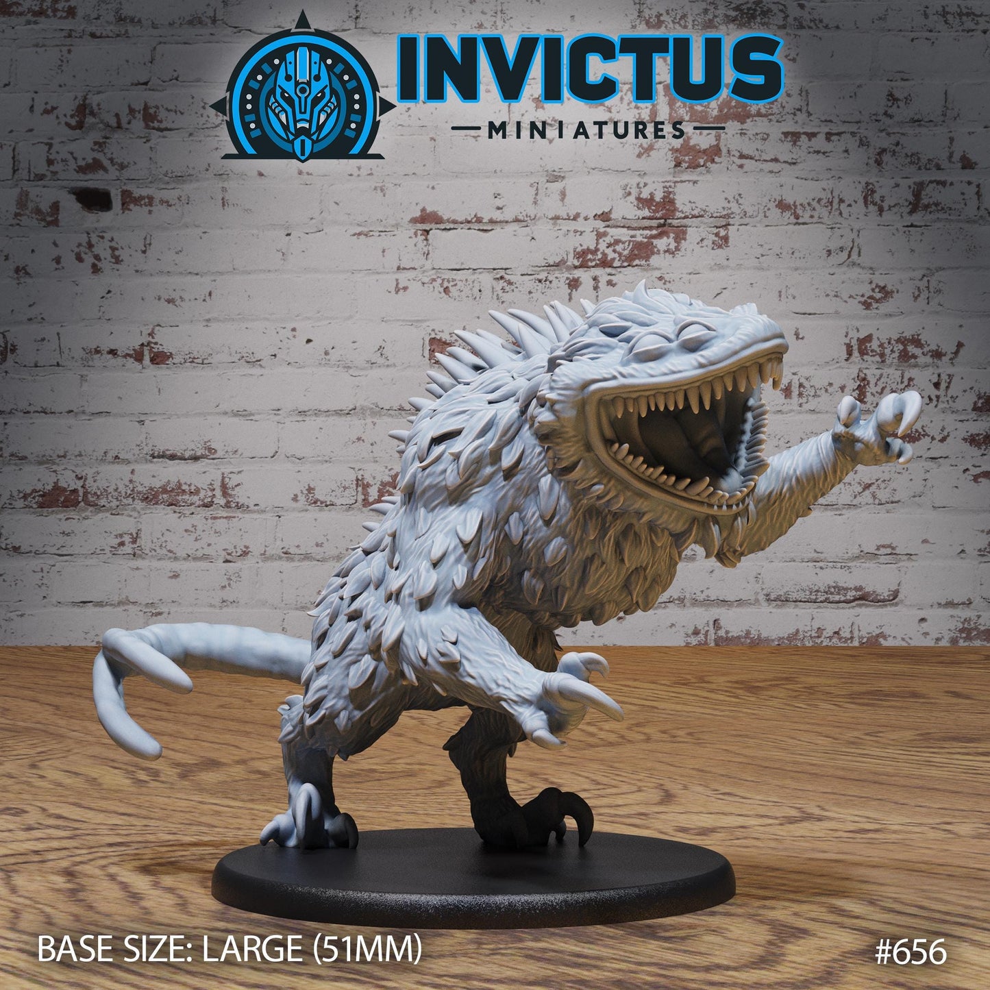 Spiky Alien Lizard (3 Variants Available) - Invictus Miniatures