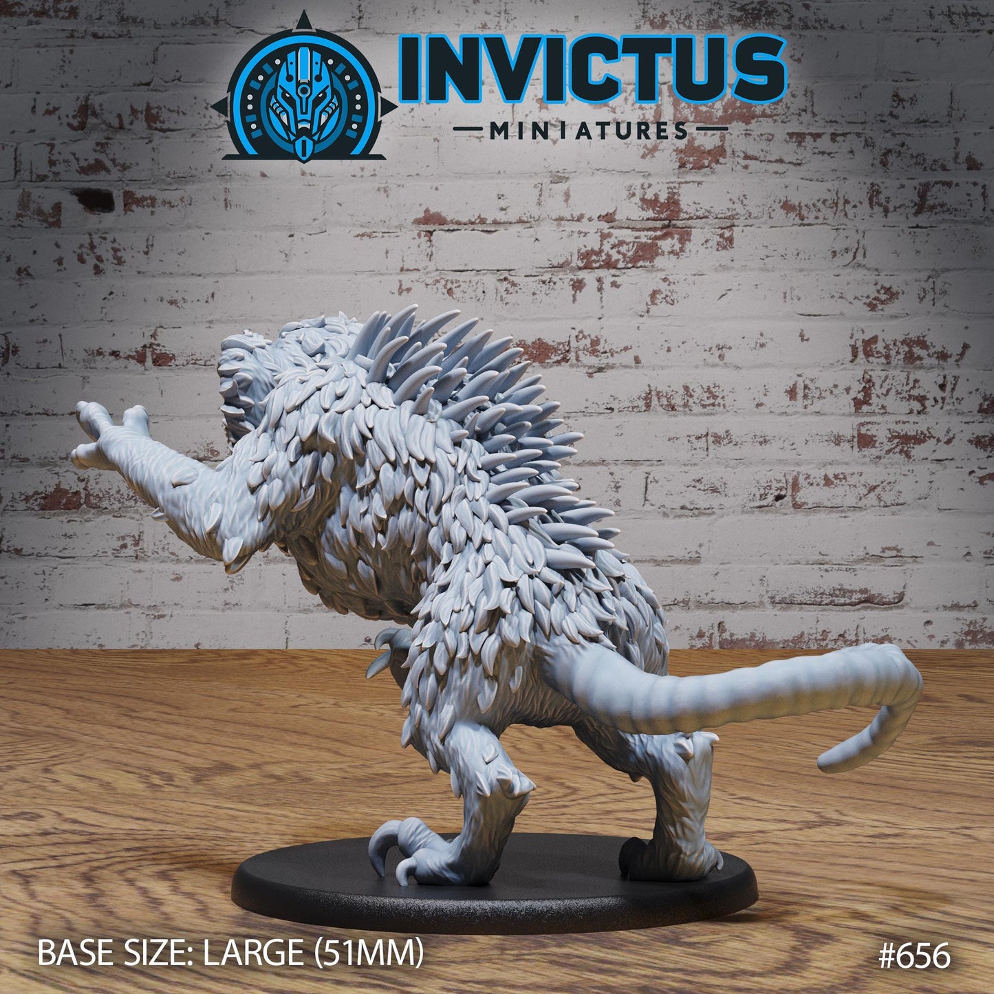 Spiky Alien Lizard (3 Variants Available) - Invictus Miniatures