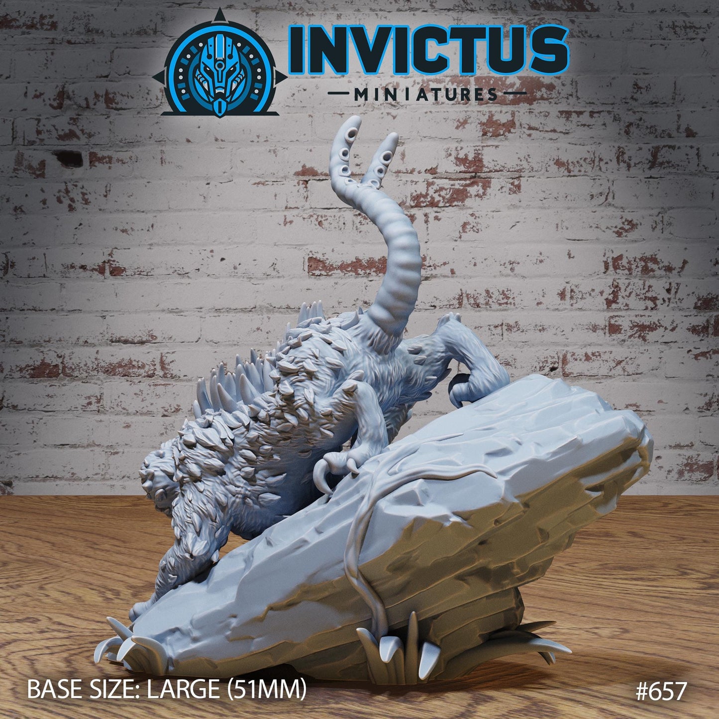 Spiky Alien Lizard (3 Variants Available) - Invictus Miniatures
