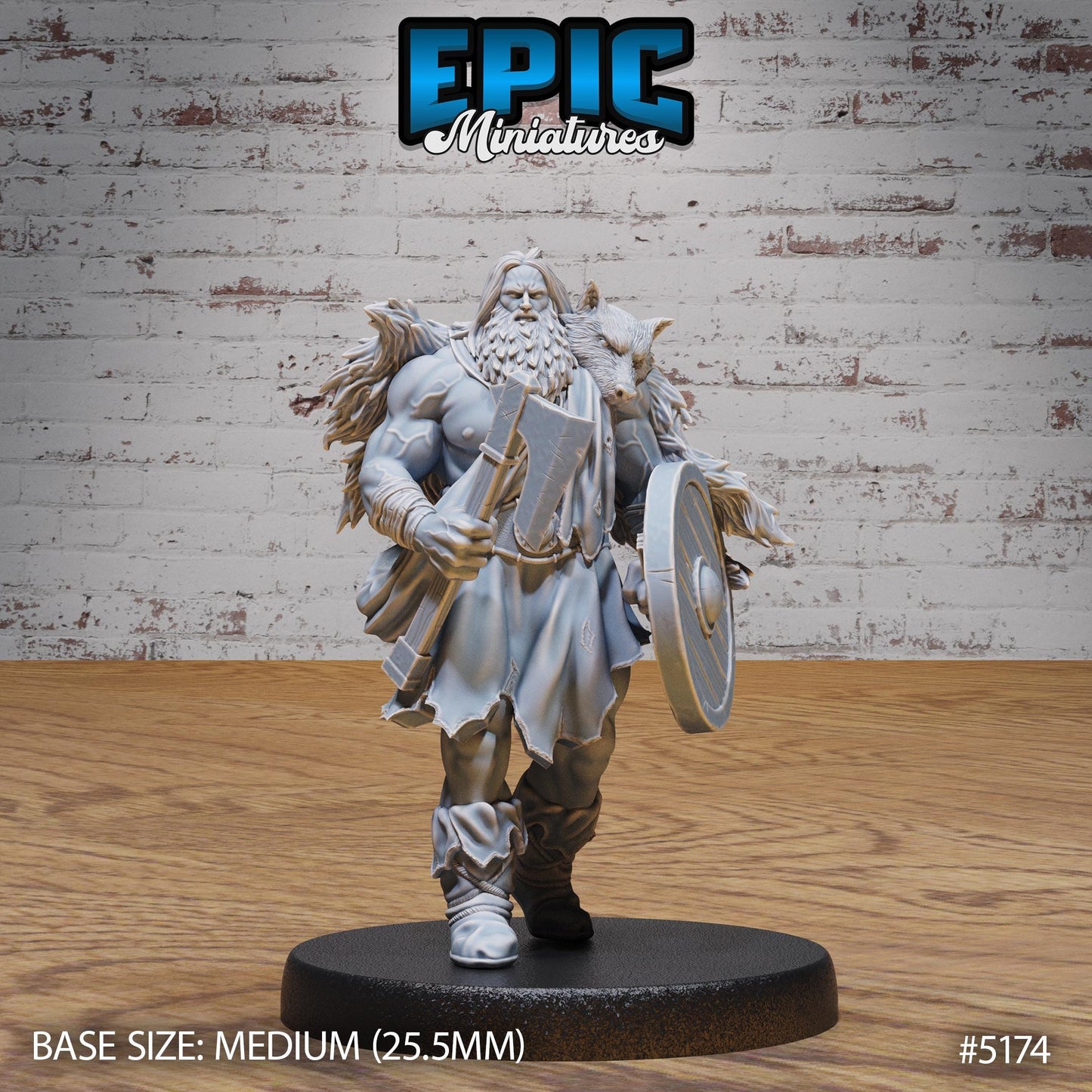 Viking Berserker (3 Variants Available) - Epic Miniatures