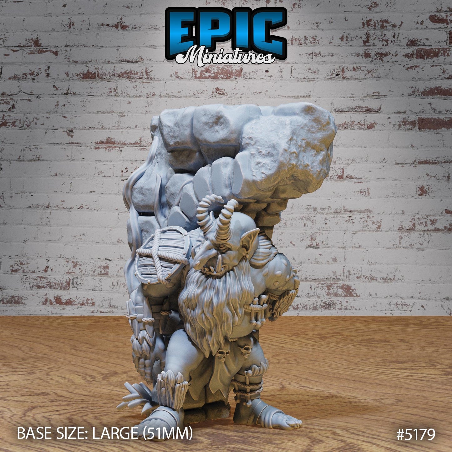 Bridge Troll (3 Variants Available) - Epic Miniatures