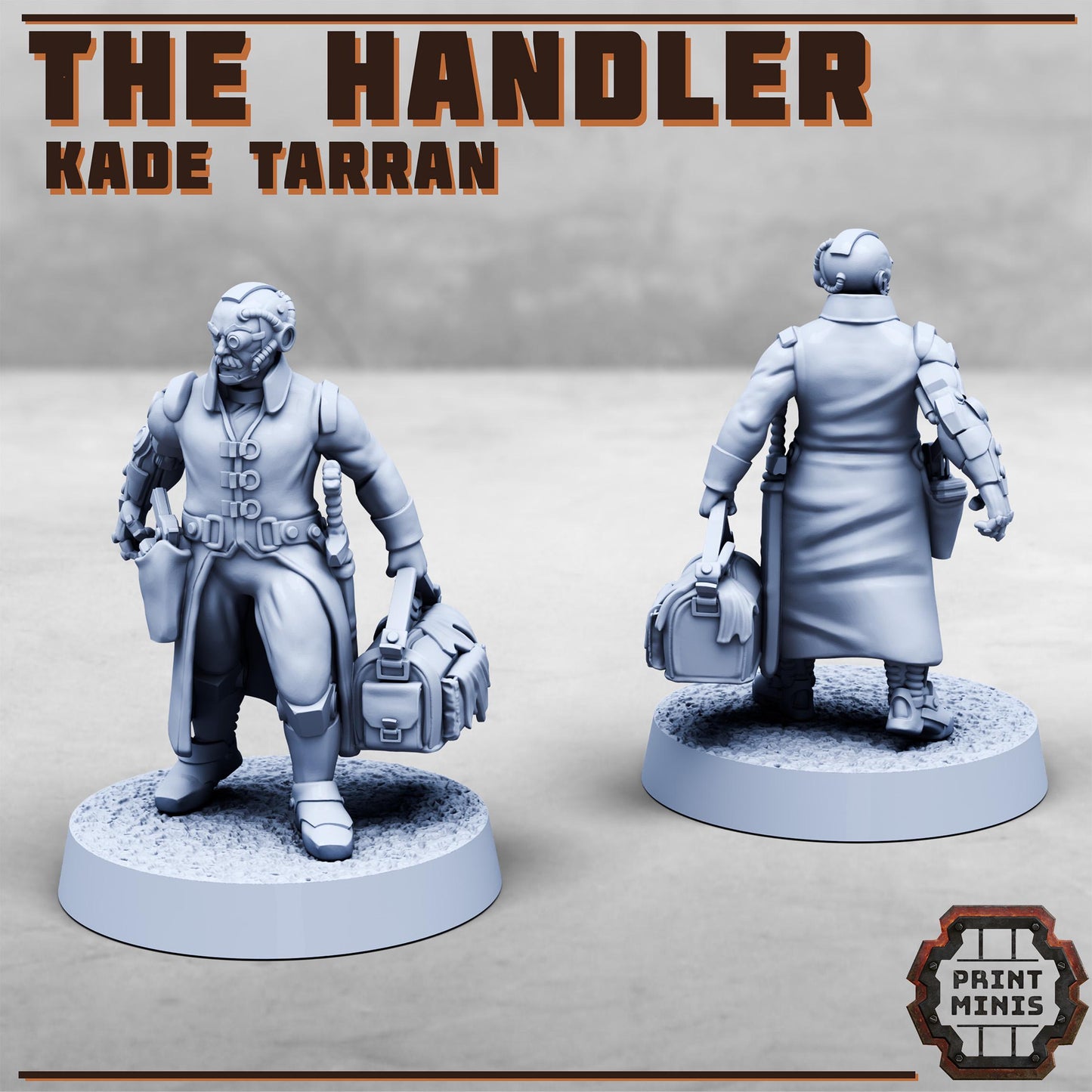 Kade Tarran, the Handler - Print Minis