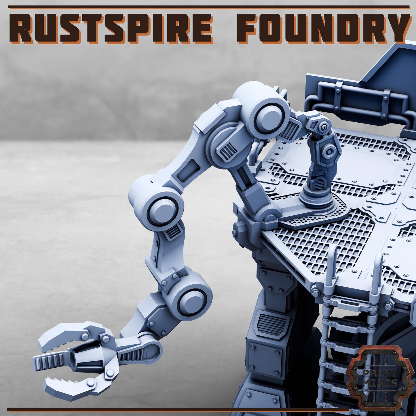 Rustspire Foundry, Scenery Kit - Print Minis