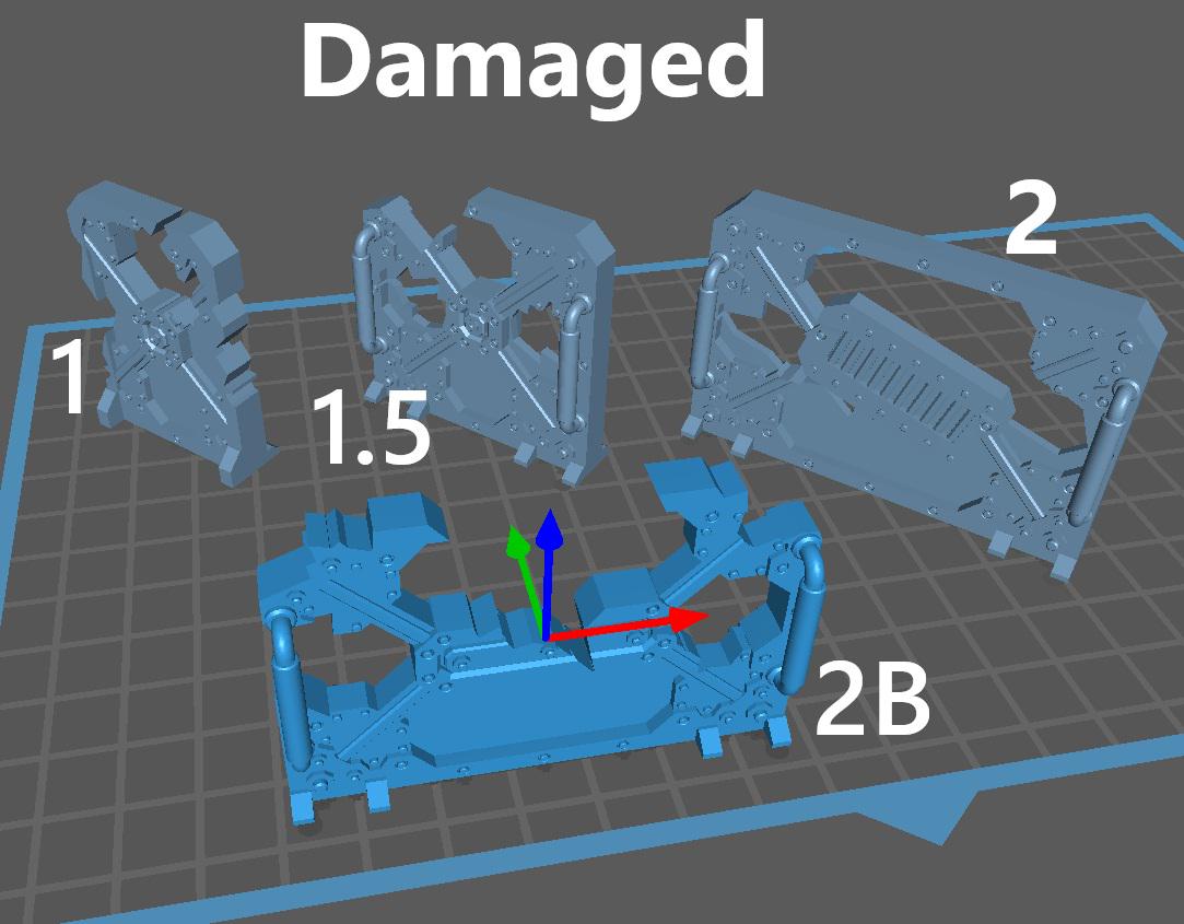 Gang Barricades, Scenery Kit (28mm Scale) - Print Minis