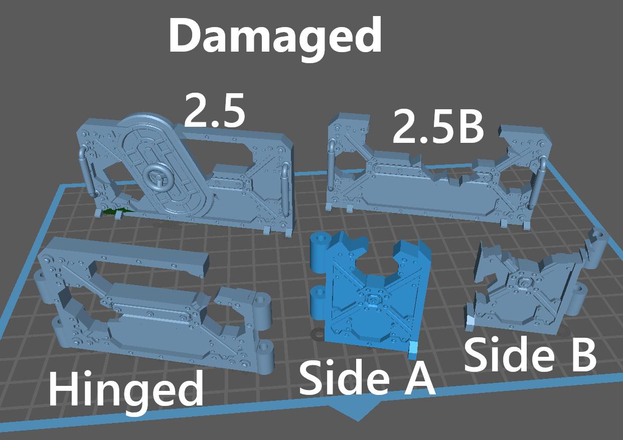 Gang Barricades, Scenery Kit (28mm Scale) - Print Minis